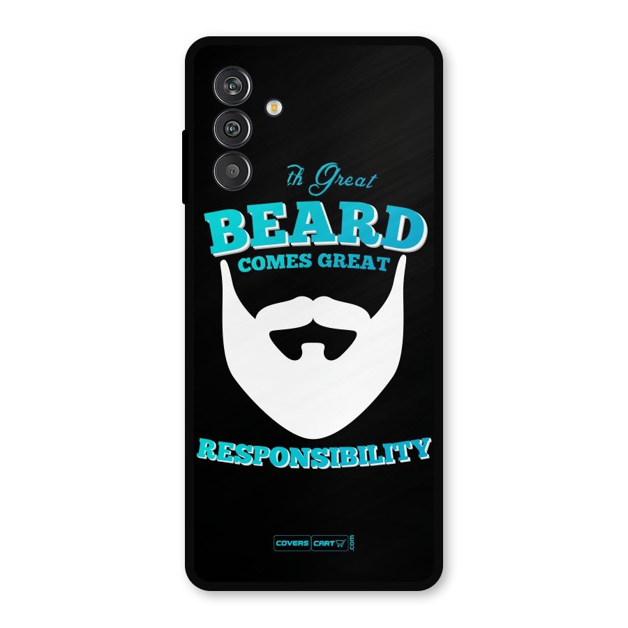 Great Beard Metal Back Case for Galaxy M14 5G