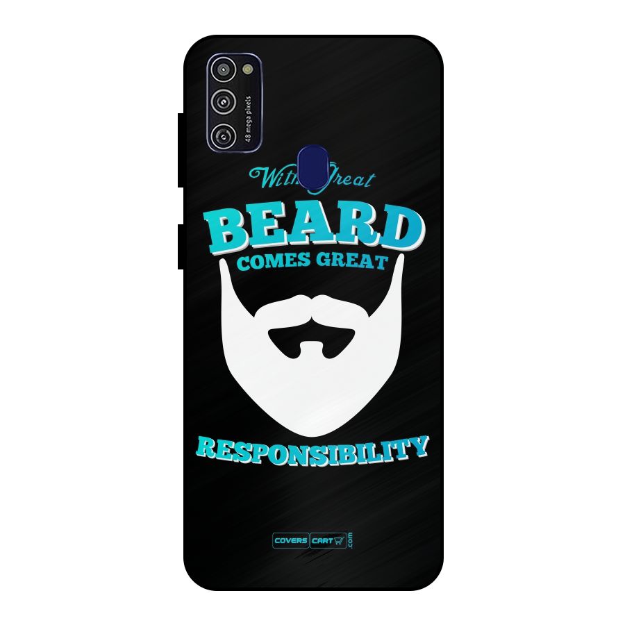 Great Beard Metal Back Case for Galaxy M21