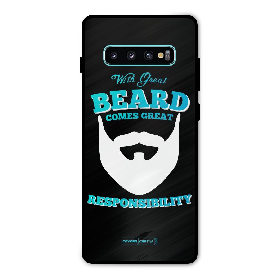 Great Beard Metal Back Case for Galaxy S10 Plus