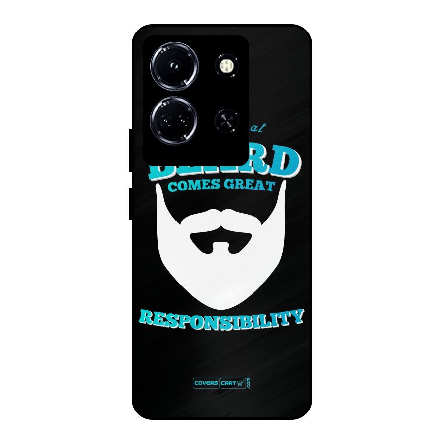 Great Beard Metal Back Case for Infinix Note 30 5G