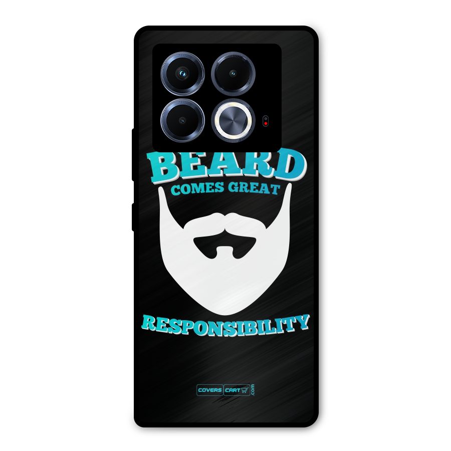 Great Beard Metal Back Case for Infinix Note 40 5G