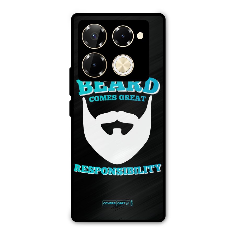 Great Beard Metal Back Case for Infinix Note 40 Pro