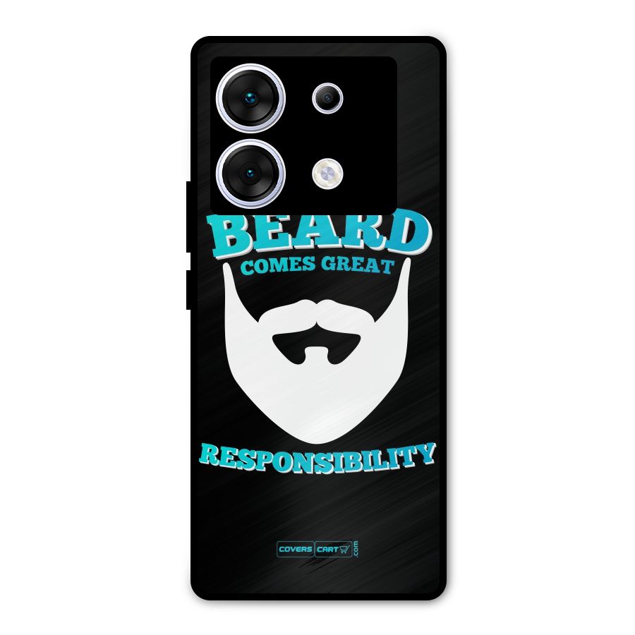Great Beard Metal Back Case for Infinix Zero 30 5G