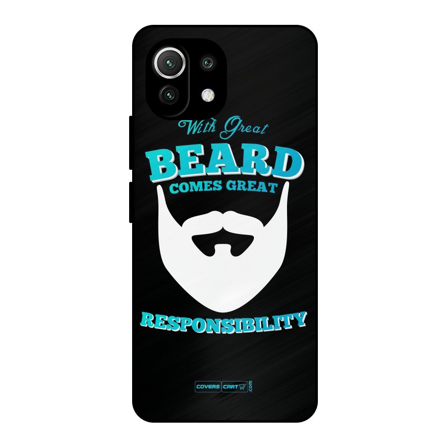Great Beard Metal Back Case for Mi 11 Lite