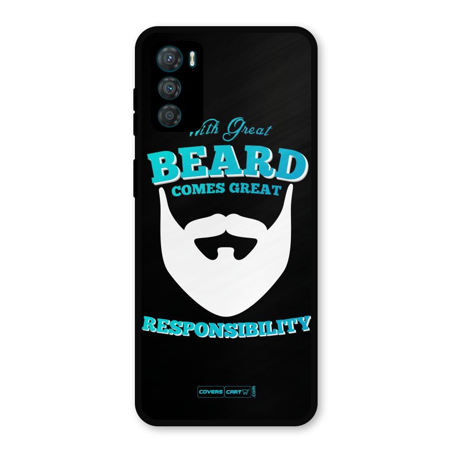 Great Beard Metal Back Case for Moto G42