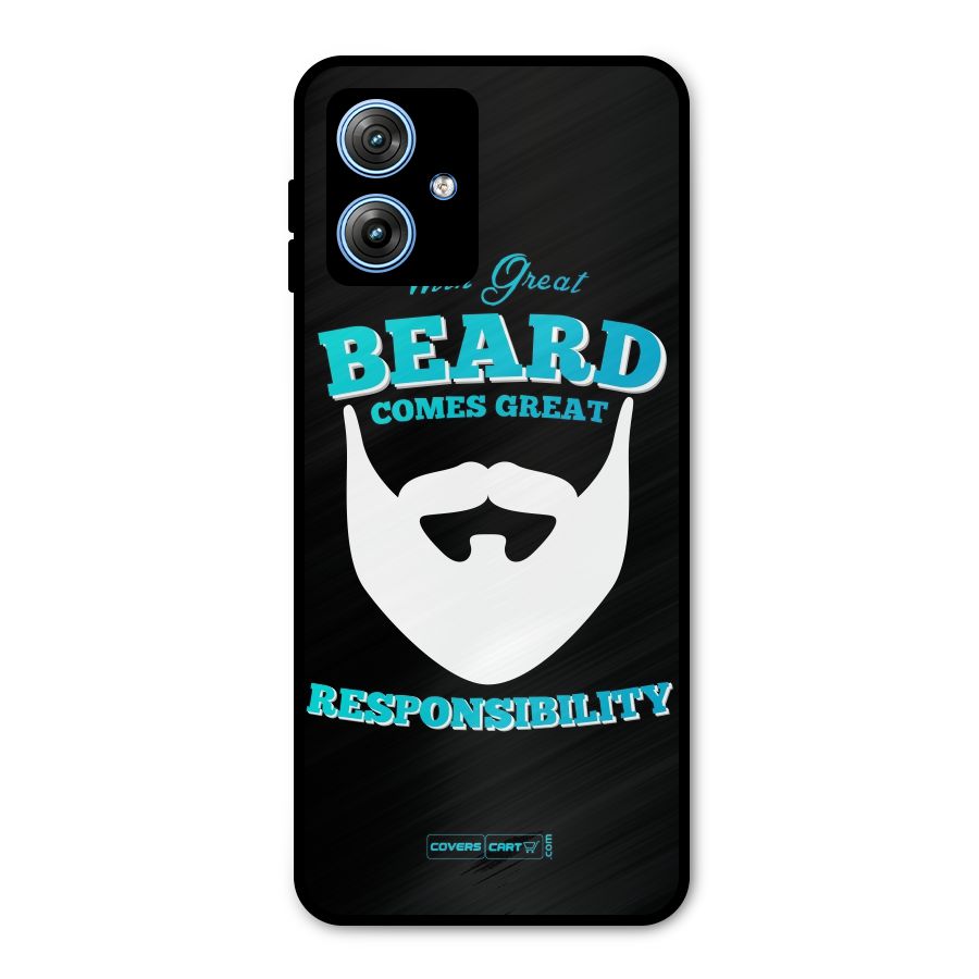 Great Beard Metal Back Case for Moto G54