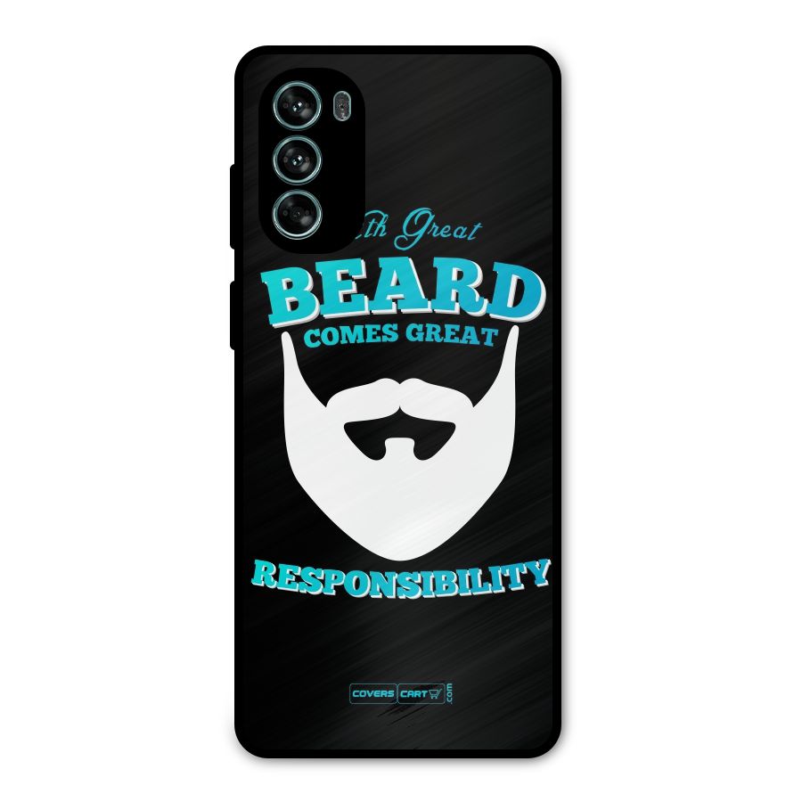 Great Beard Metal Back Case for Moto G62