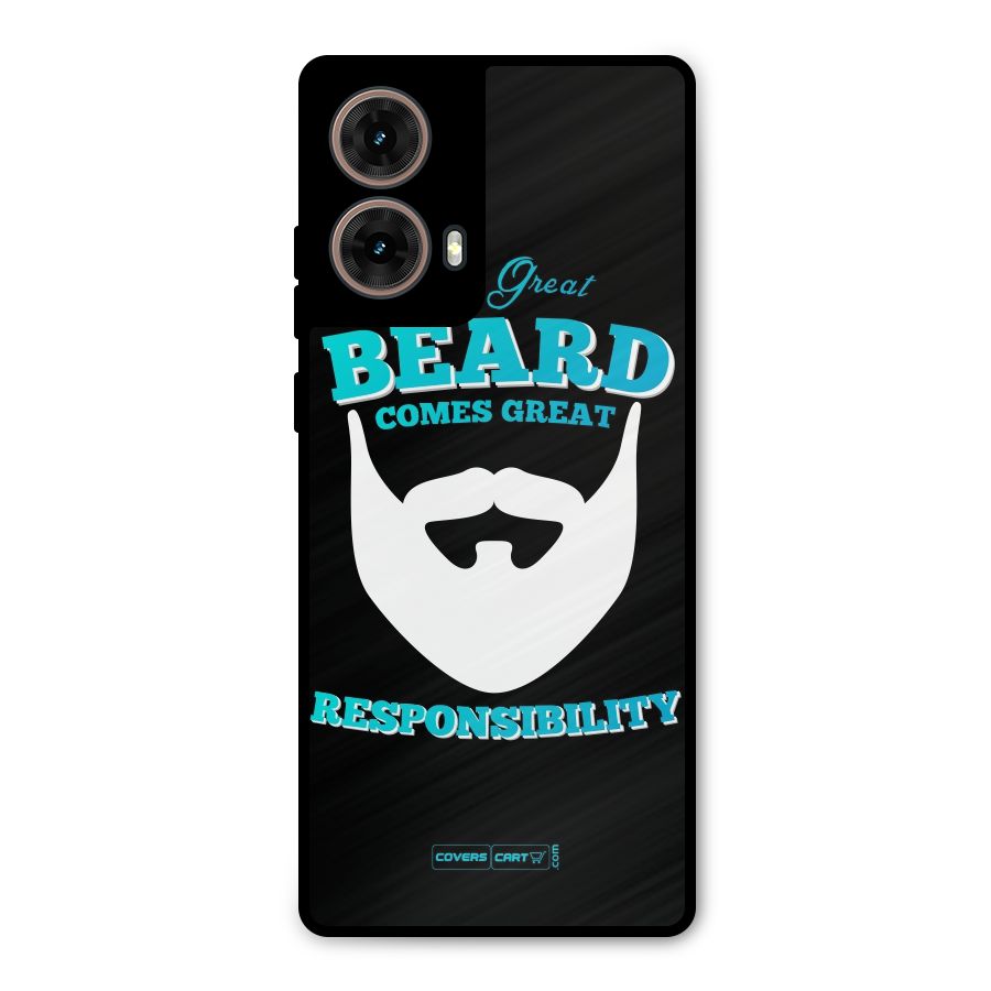 Great Beard Metal Back Case for Moto G85