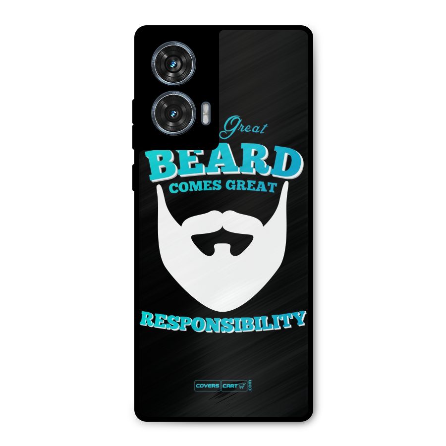 Great Beard Metal Back Case for Motorola Edge 50 Fusion