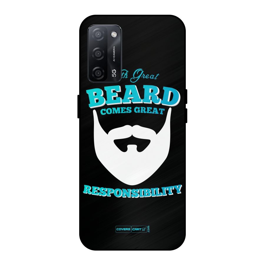 Great Beard Metal Back Case for Oppo A53s 5G