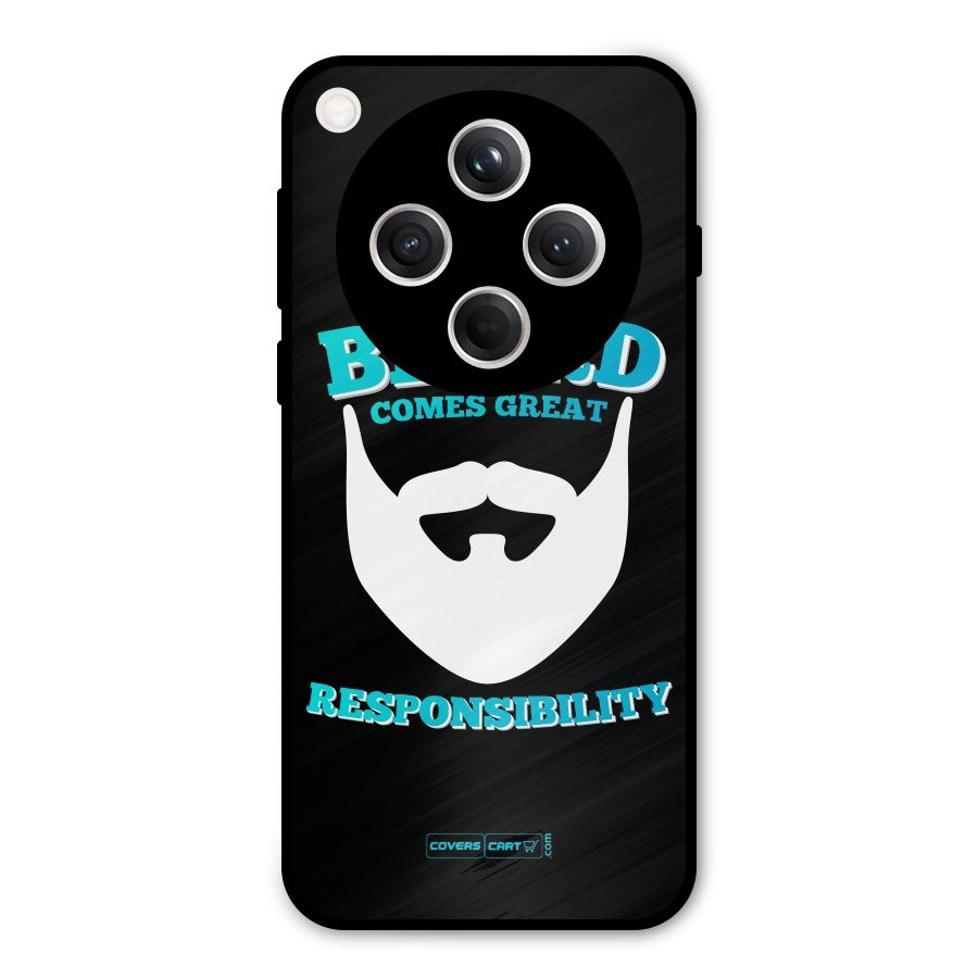 Great Beard Metal Back Case for Oppo Find X8