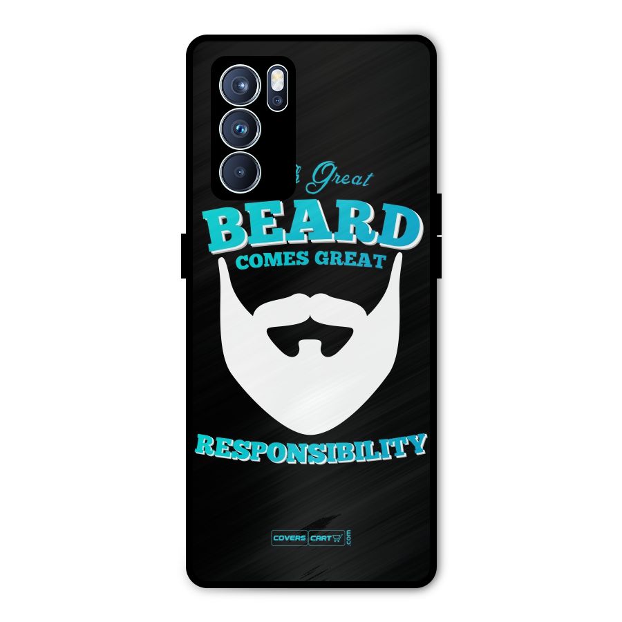 Great Beard Metal Back Case for Oppo Reno6 Pro 5G