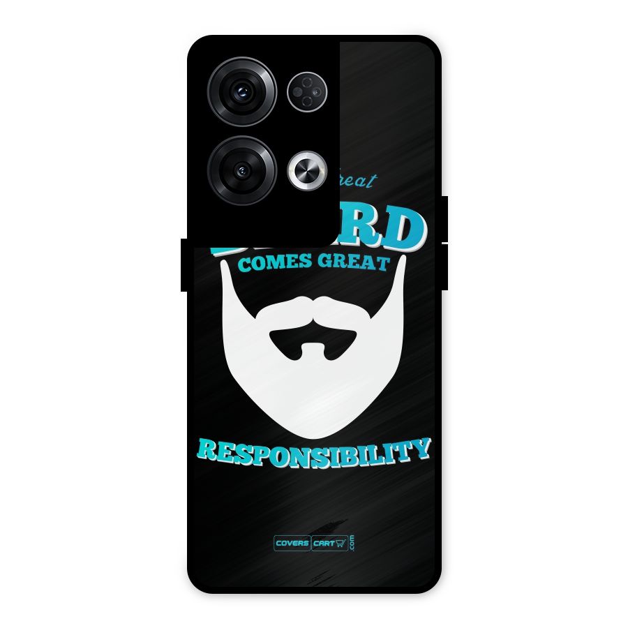 Great Beard Metal Back Case for Oppo Reno8 Pro 5G