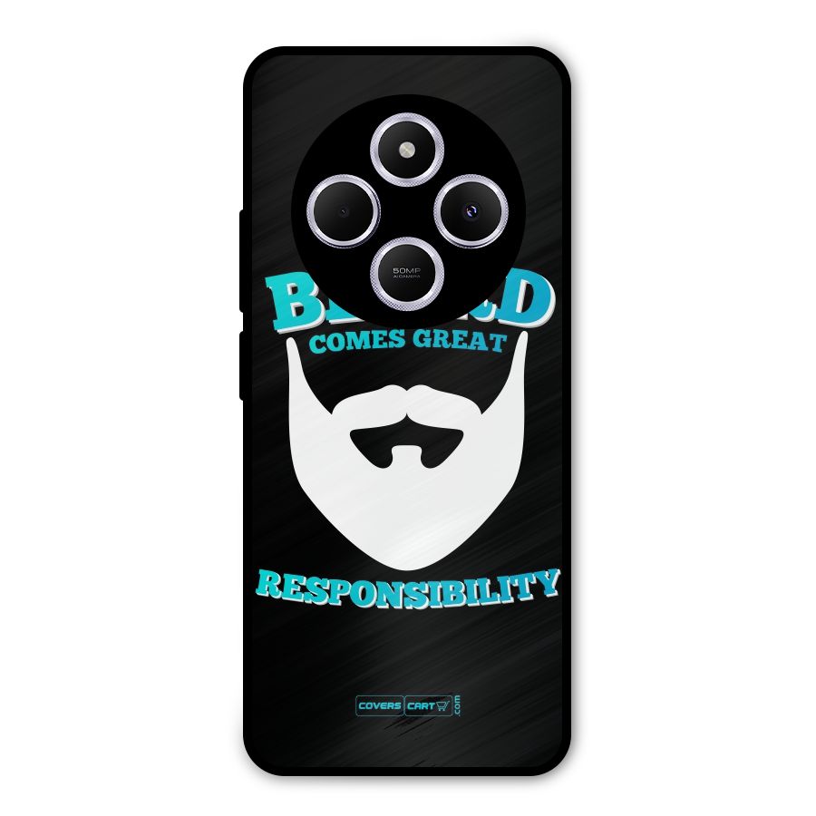 Great Beard Metal Back Case for Poco C75 5G