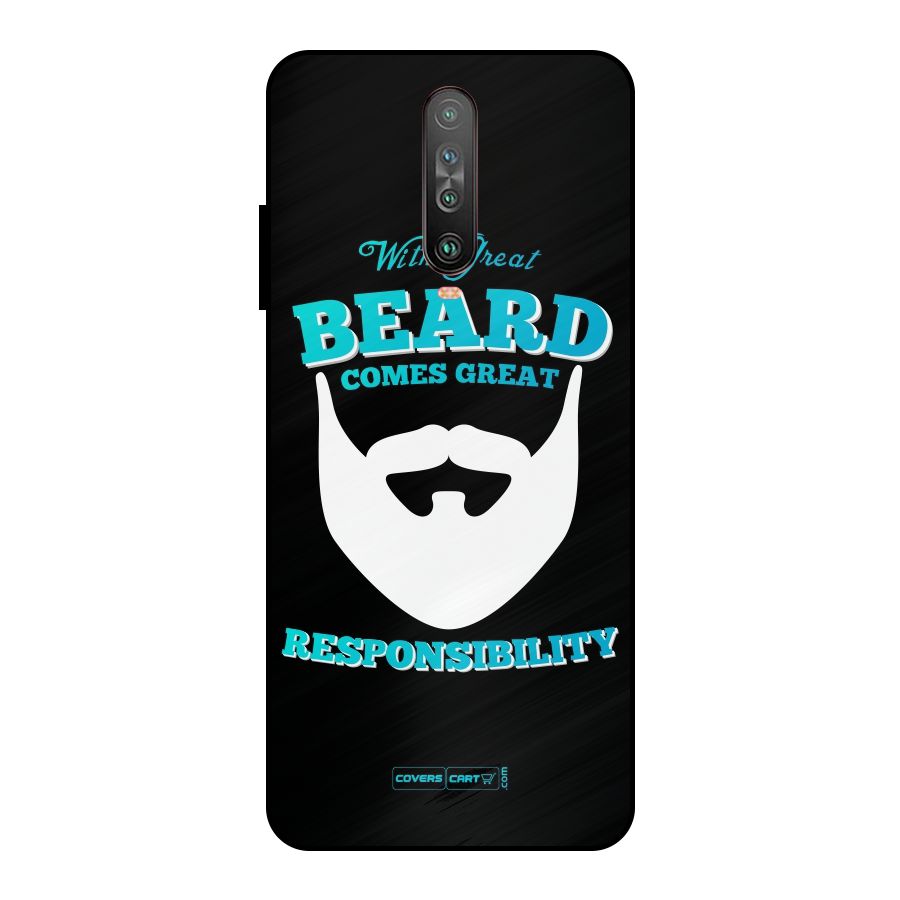 Great Beard Metal Back Case for Poco X2