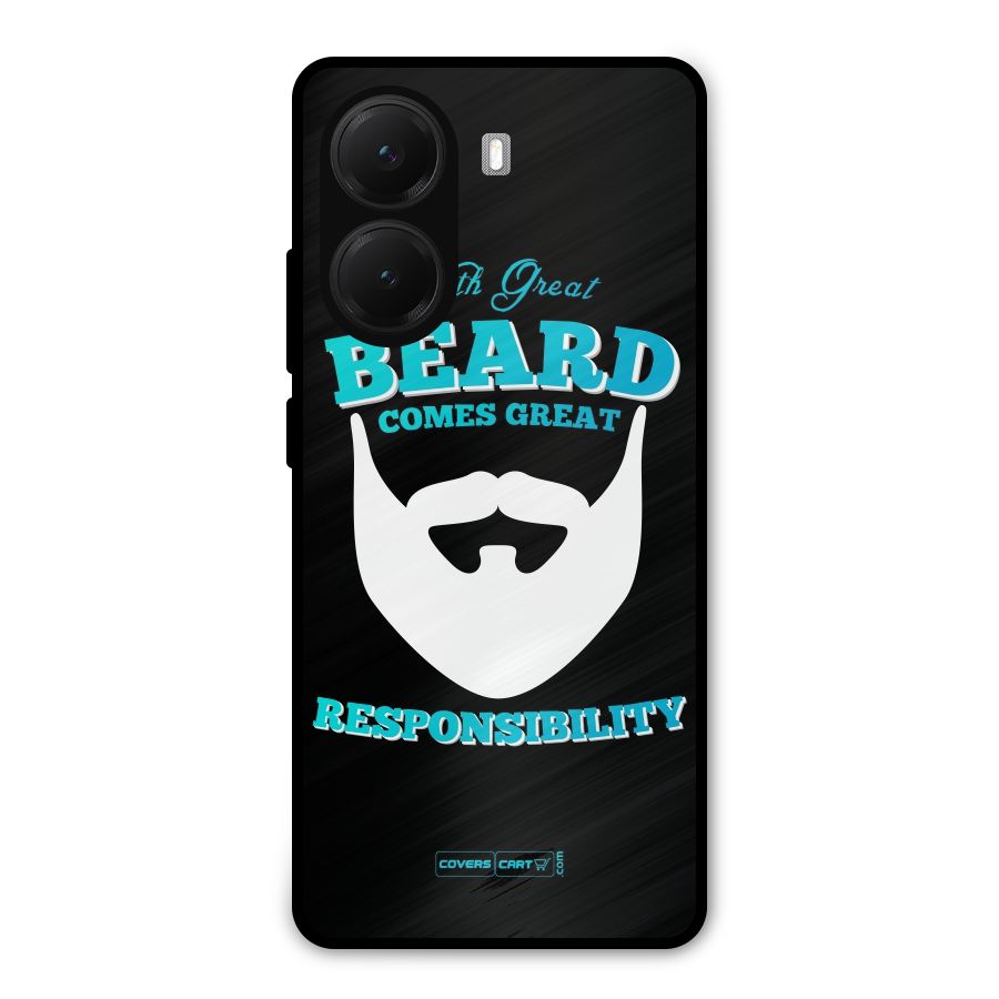 Great Beard Metal Back Case for Poco X7 Pro