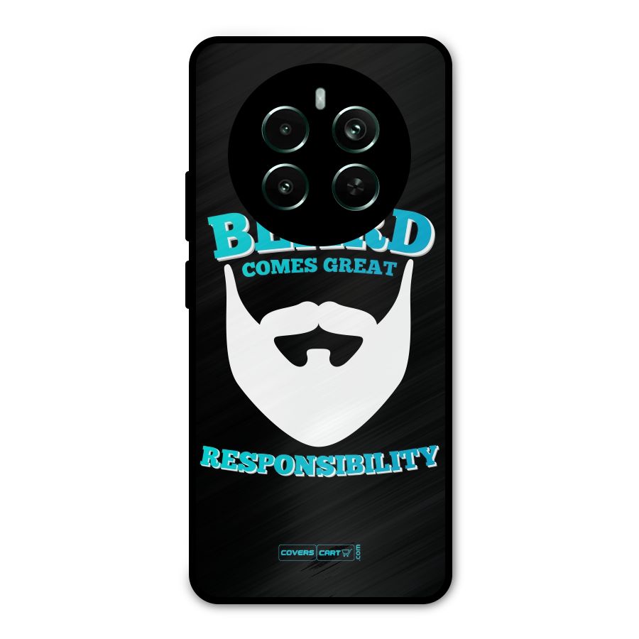 Great Beard Metal Back Case for Realme 12 Pro Plus
