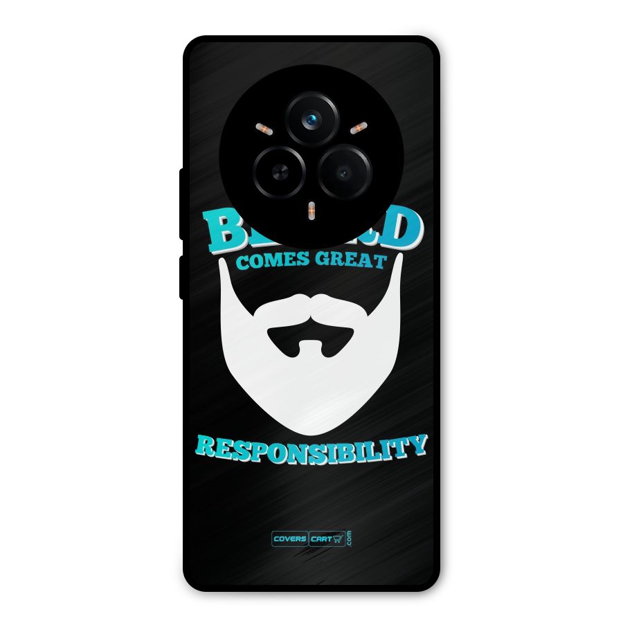 Great Beard Metal Back Case for Realme 14 Pro