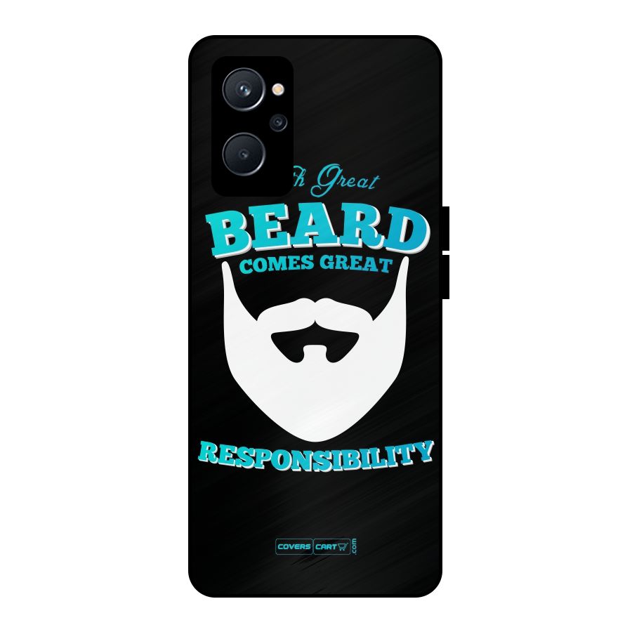 Great Beard Metal Back Case for Realme 9i 5G