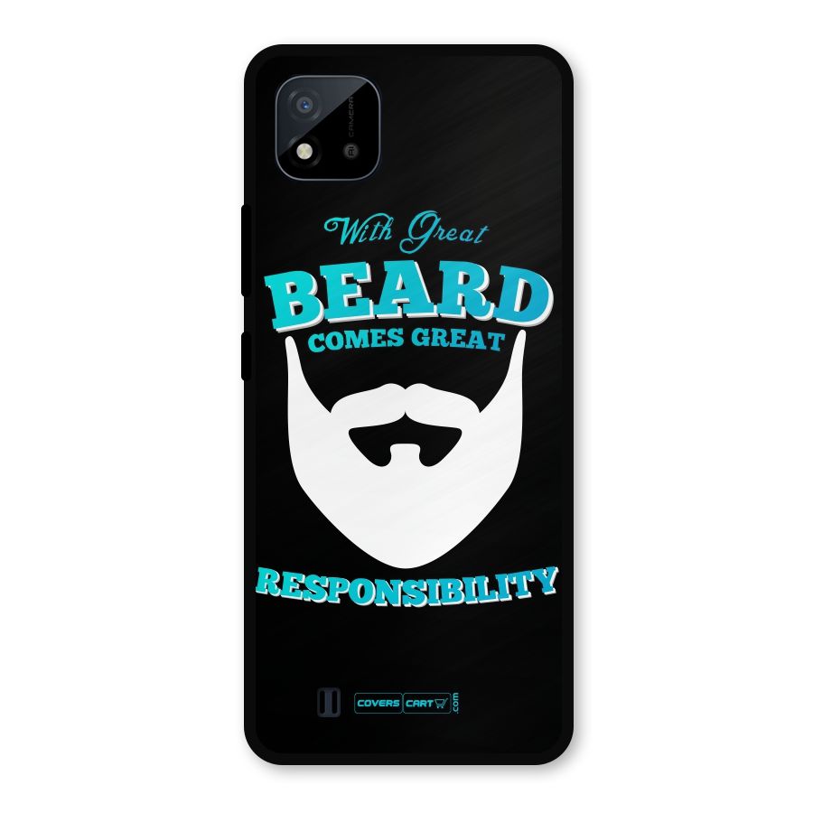 Great Beard Metal Back Case for Realme C11 2021