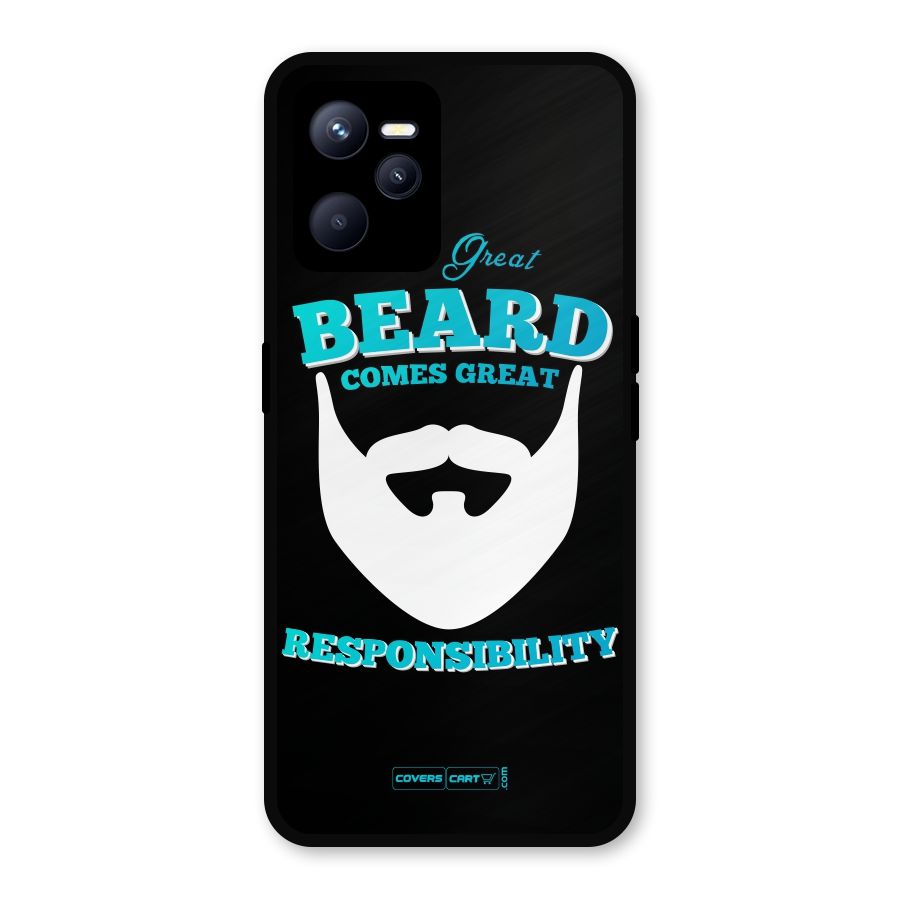 Great Beard Metal Back Case for Realme C35