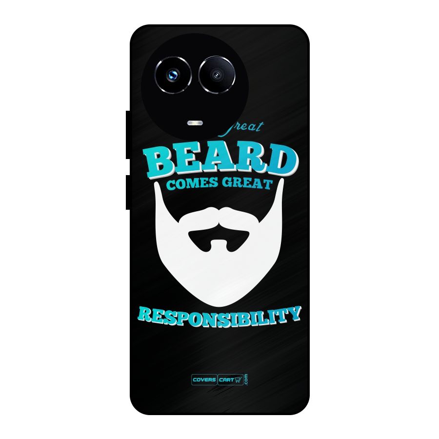 Great Beard Metal Back Case for Realme Narzo 60X