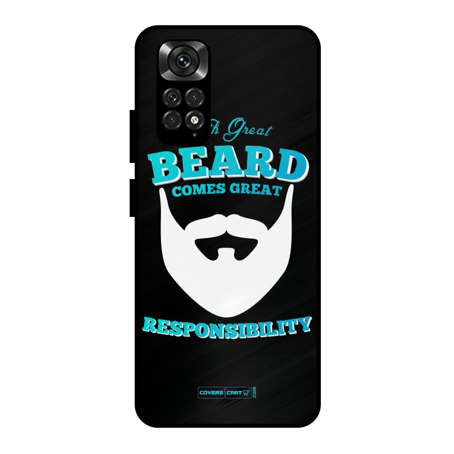 Great Beard Metal Back Case for Redmi Note 11 Pro