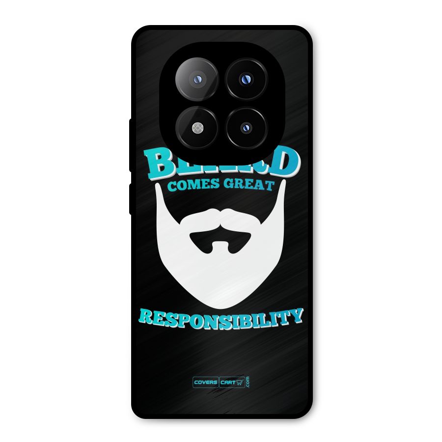 Great Beard Metal Back Case for Redmi Note 14 Pro Plus 5G