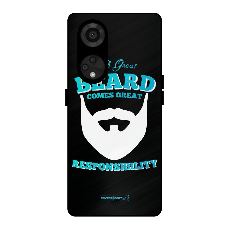 Great Beard Metal Back Case for Reno8 T 5G