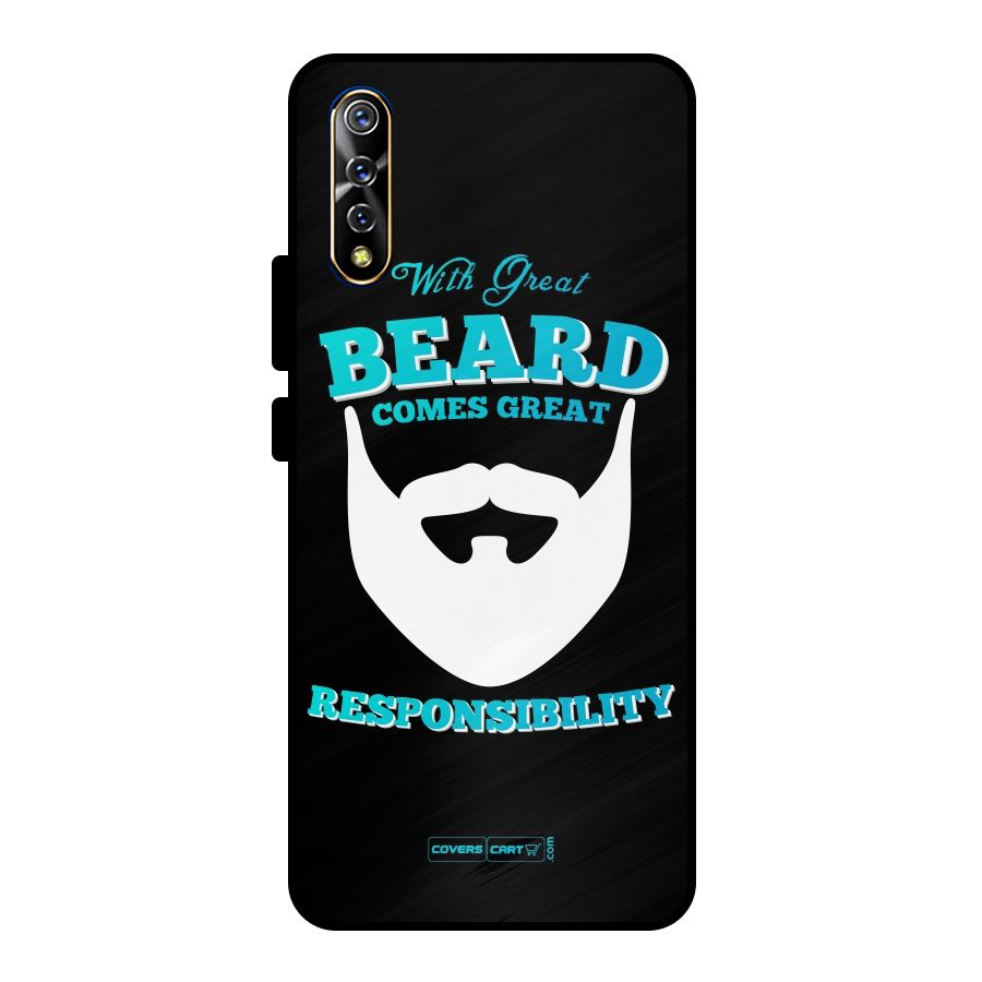 Great Beard Metal Back Case for Vivo S1