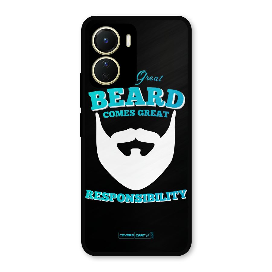 Great Beard Metal Back Case for Vivo T2x