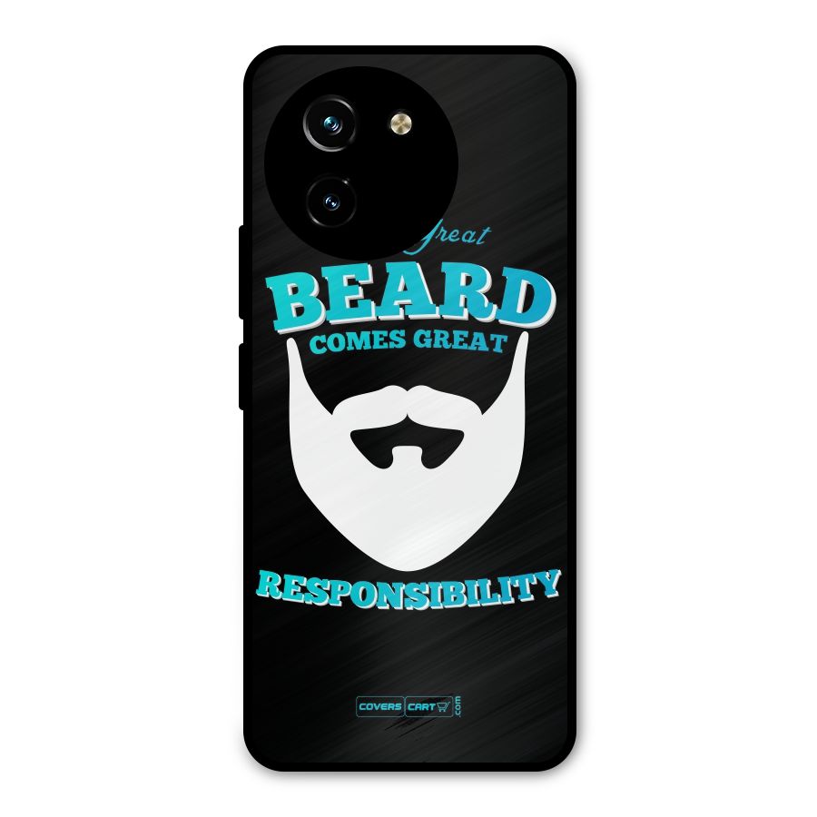 Great Beard Metal Back Case for Vivo T3x