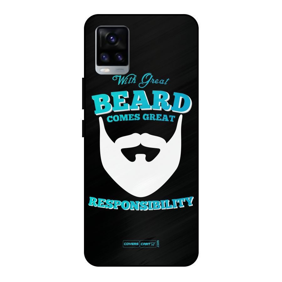 Great Beard Metal Back Case for Vivo V20 2021