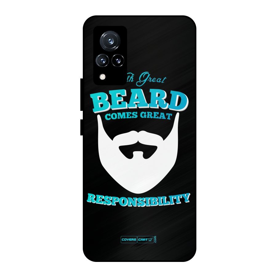 Great Beard Metal Back Case for Vivo V21 5G