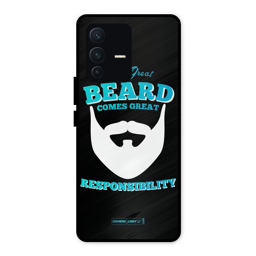 Great Beard Metal Back Case for Vivo V23 5G