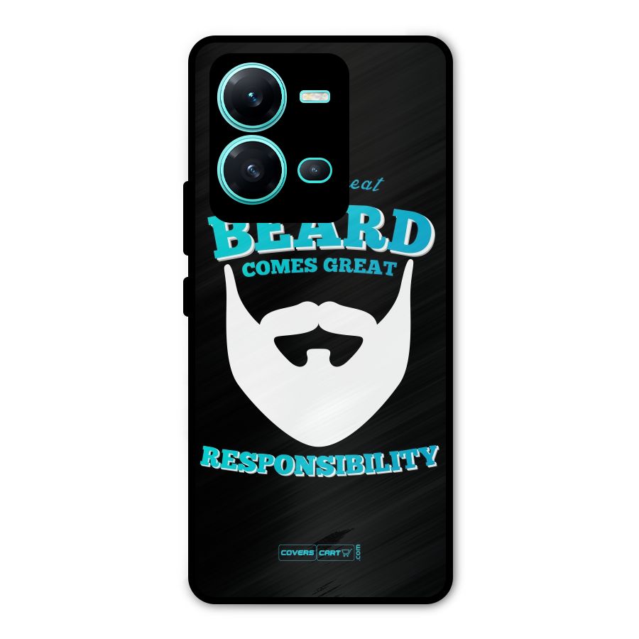 Great Beard Metal Back Case for Vivo V25
