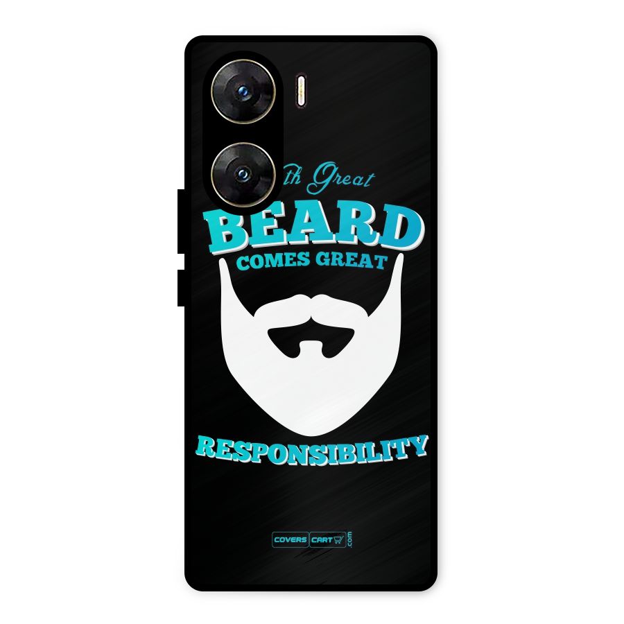 Great Beard Metal Back Case for Vivo V29e
