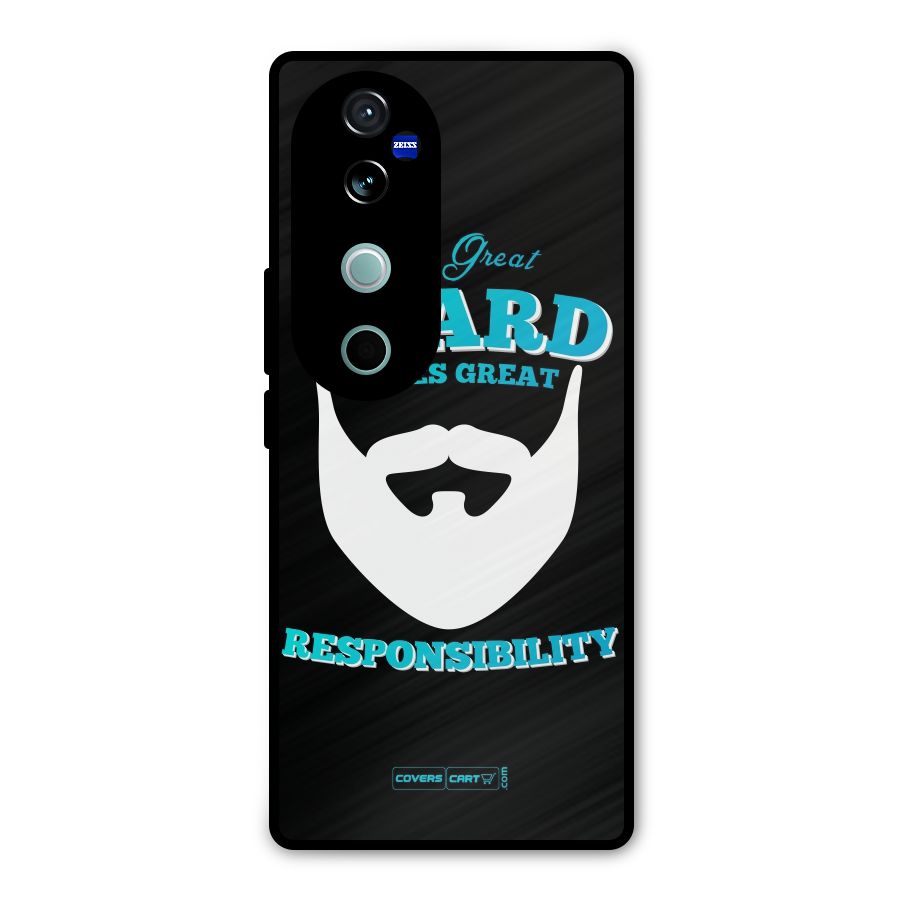 Great Beard Metal Back Case for Vivo V40