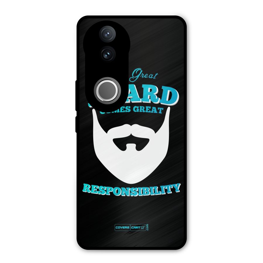 Great Beard Metal Back Case for Vivo V50e