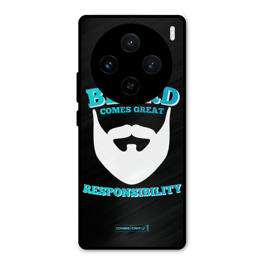 Great Beard Metal Back Case for Vivo X100