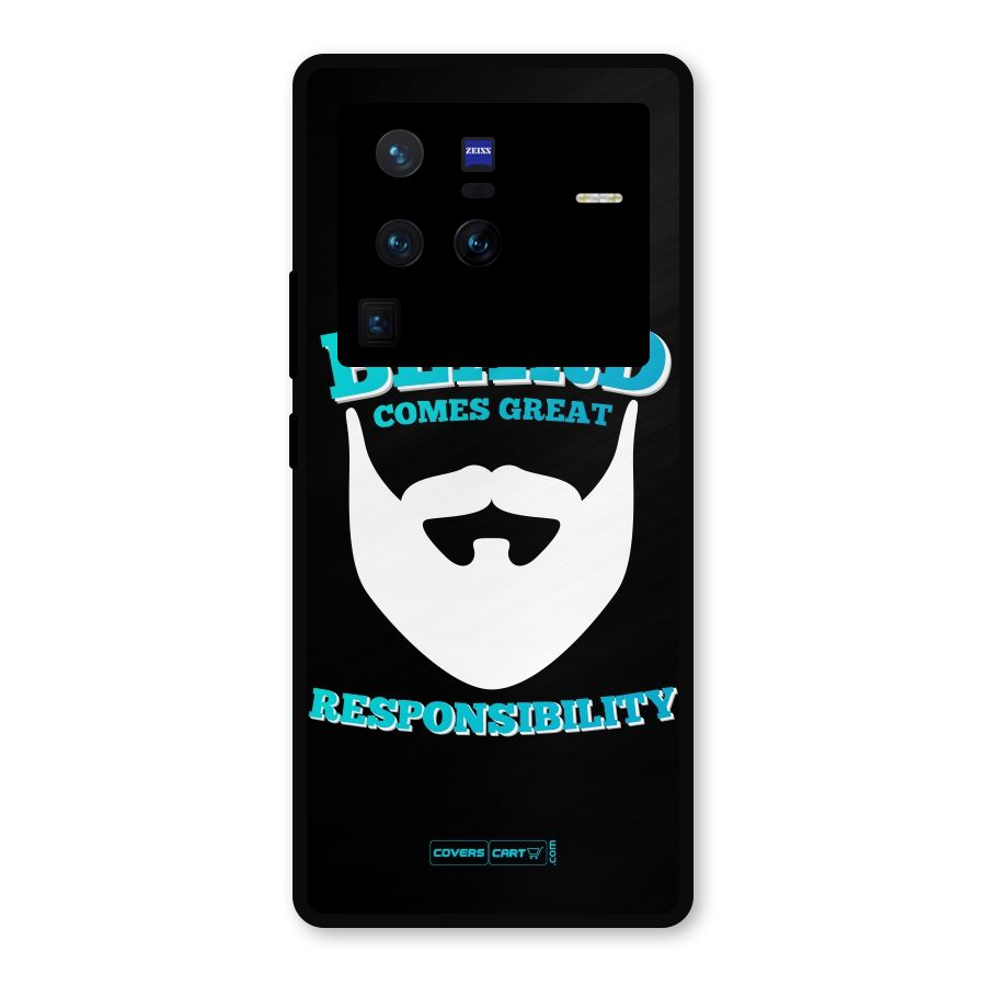 Great Beard Metal Back Case for Vivo X80 Pro