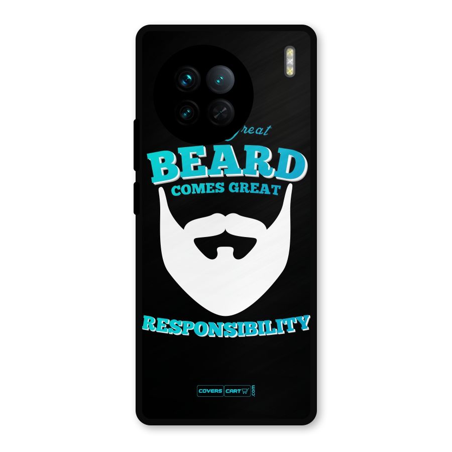 Great Beard Metal Back Case for Vivo X90