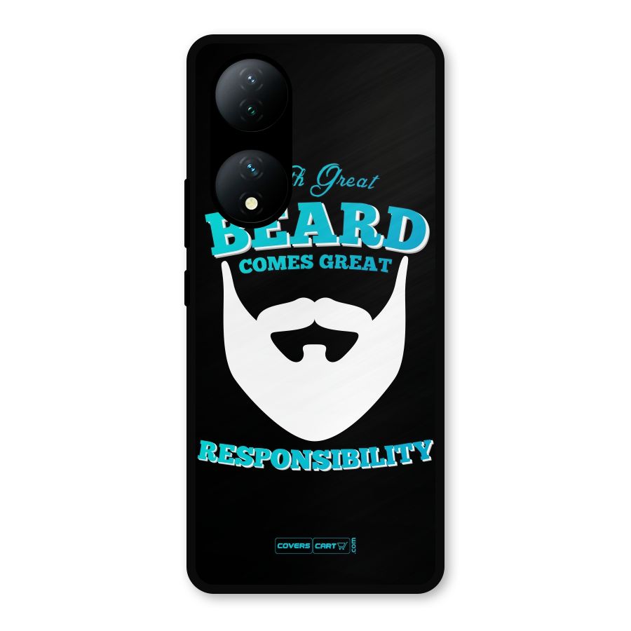 Great Beard Metal Back Case for Vivo Y100a