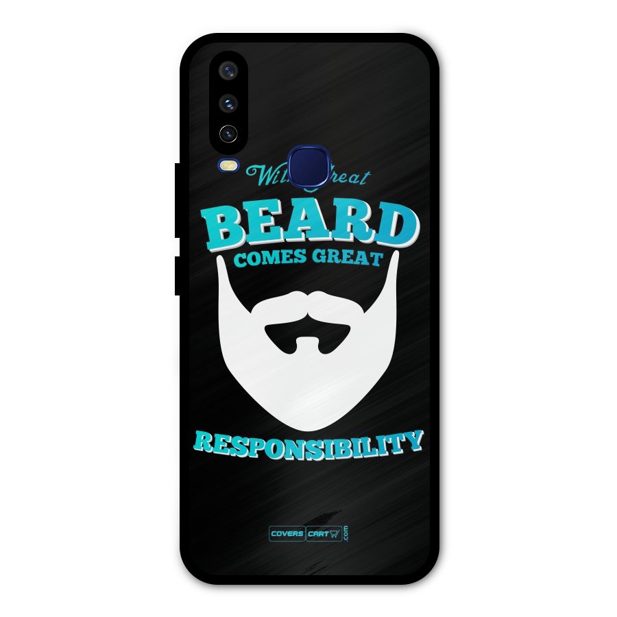 Great Beard Metal Back Case for Vivo Y15