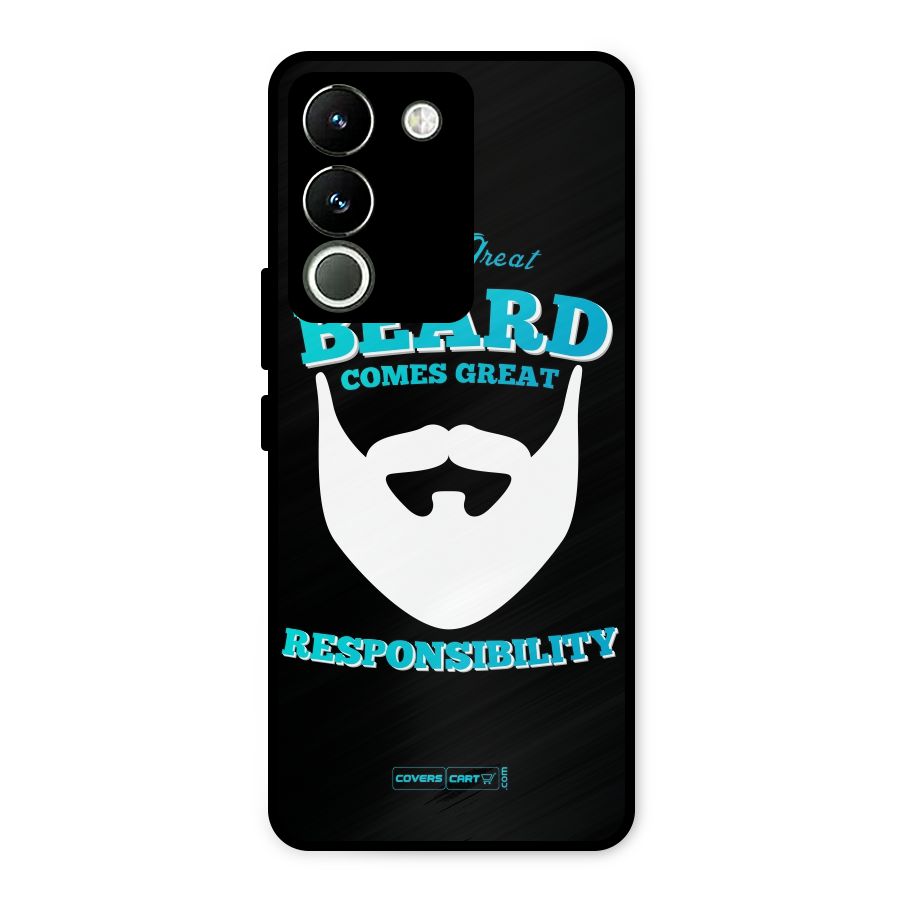 Great Beard Metal Back Case for Vivo Y200