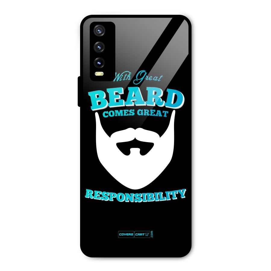 Great Beard Metal Back Case for Vivo Y20 2021