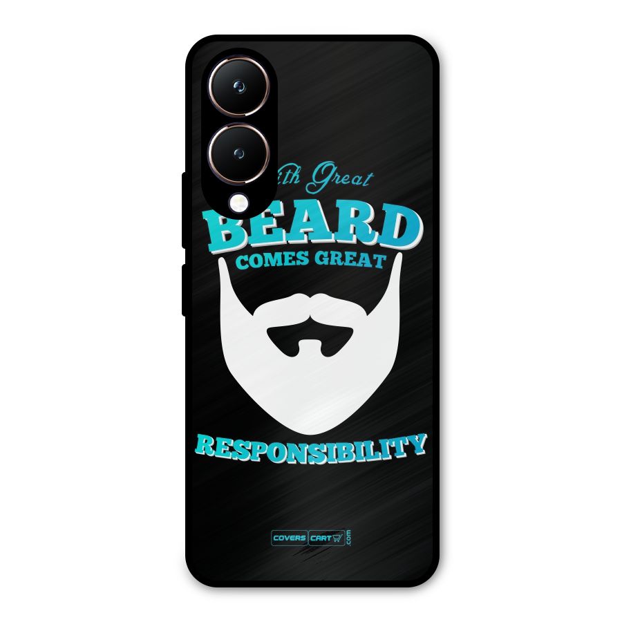 Great Beard Metal Back Case for Vivo Y28