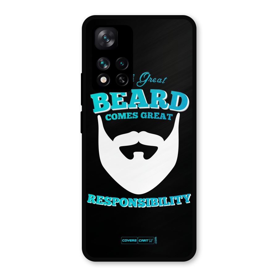 Great Beard Metal Back Case for Xiaomi 11i Hypercharge 5G
