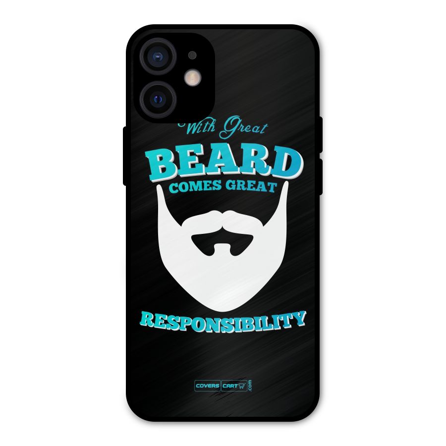 Great Beard Metal Back Case for iPhone 12 Mini