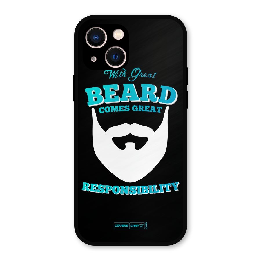 Great Beard Metal Back Case for iPhone 13